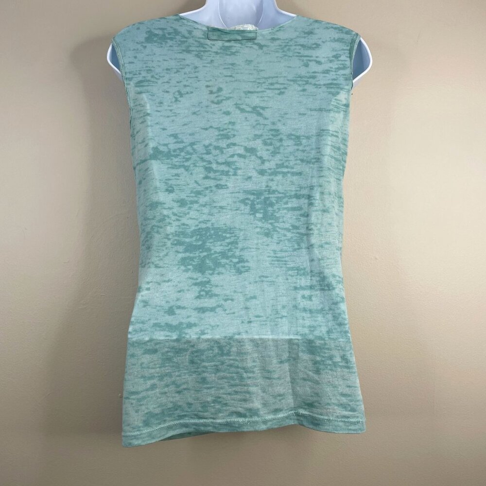 Hippie Tank Top Womens Medium Indie Festival Boho Embroidered Peace Sign Retro - Picture 7 of 16